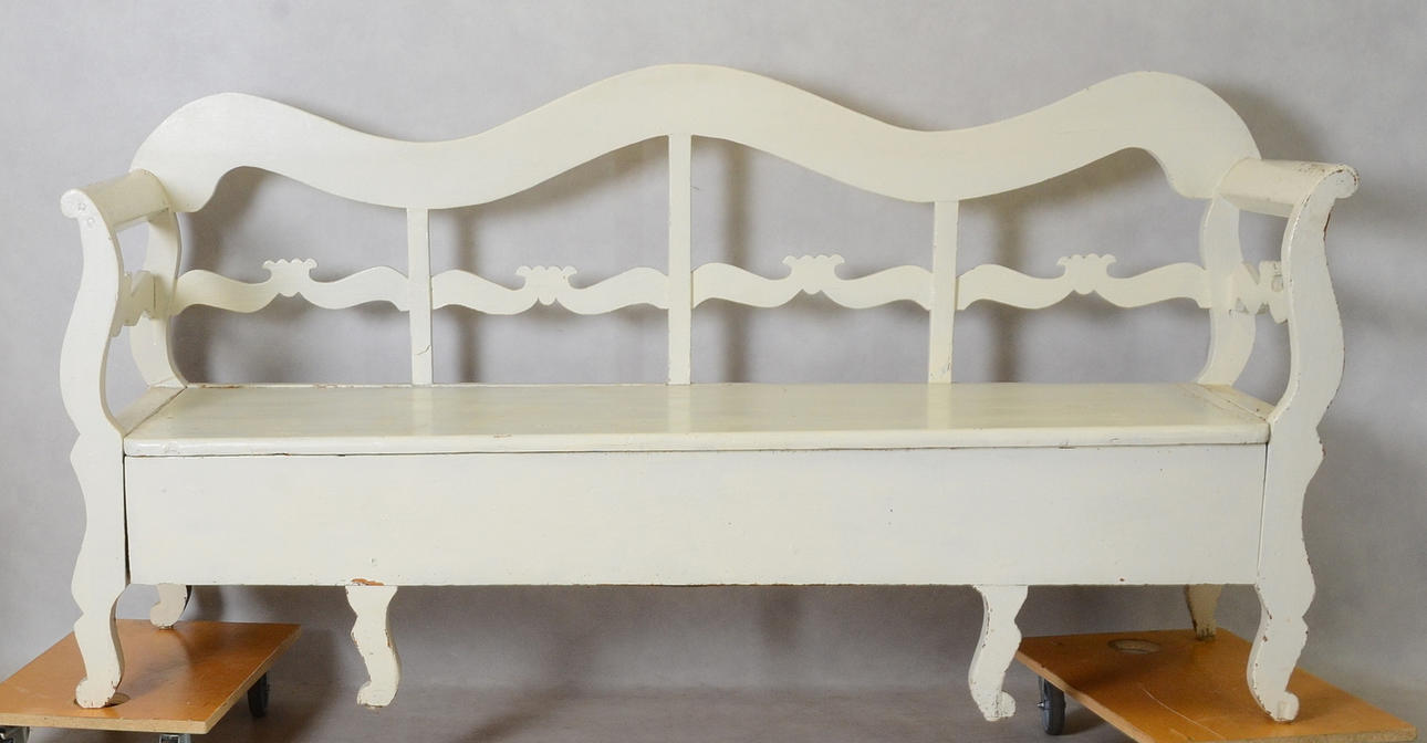 KÖKSSOFFA, Karl Johan, bemålat trä, 1800-tal.