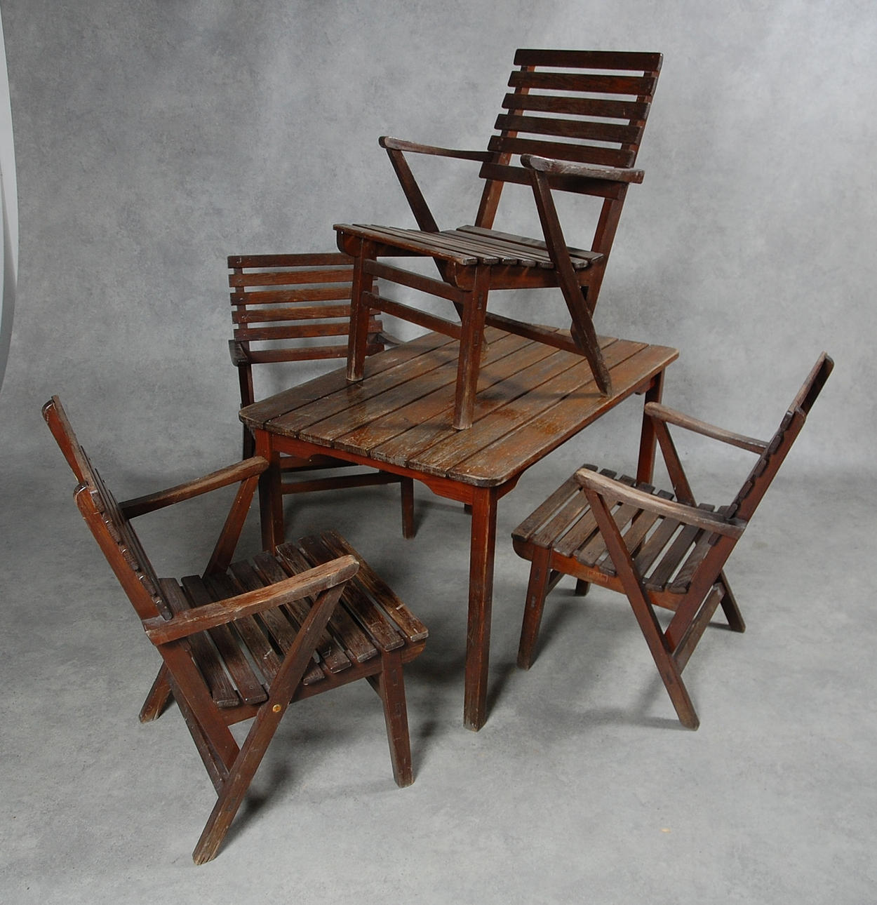 CARL MALMSTEN. trädgårdsmöblemang, 5 delar " Bergshamra ".