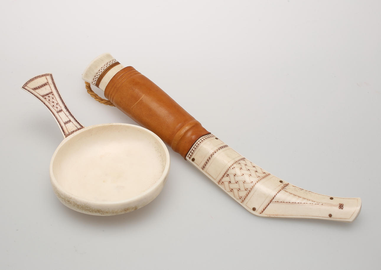 SAMEKNIV, KÅSA. Ben.