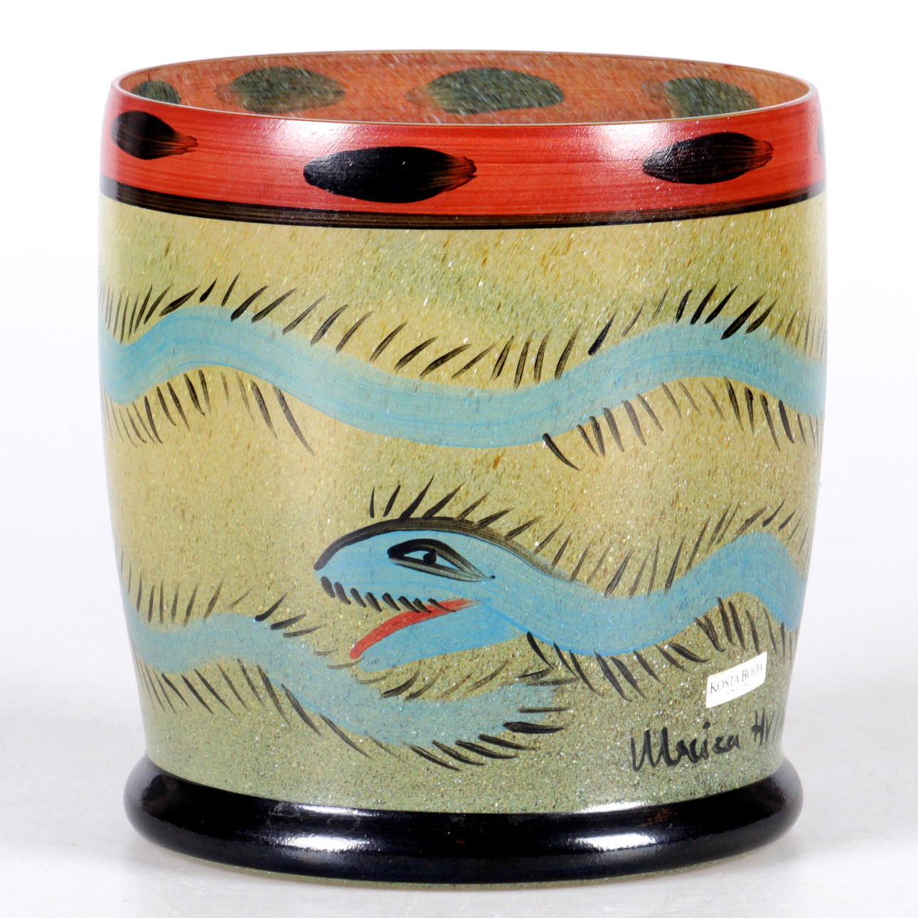 YTTERFODER, glas, Ulrica Hydman Vallien, Kosta Boda.