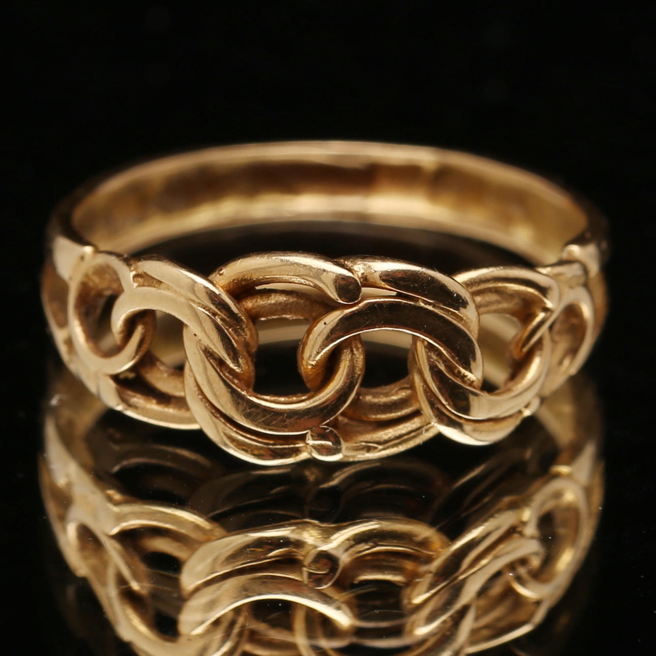 RING, 18k guld, bismark, 3,01 gram.