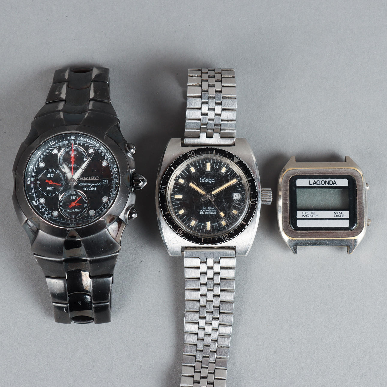 WRISTWATCHES 3 pieces.