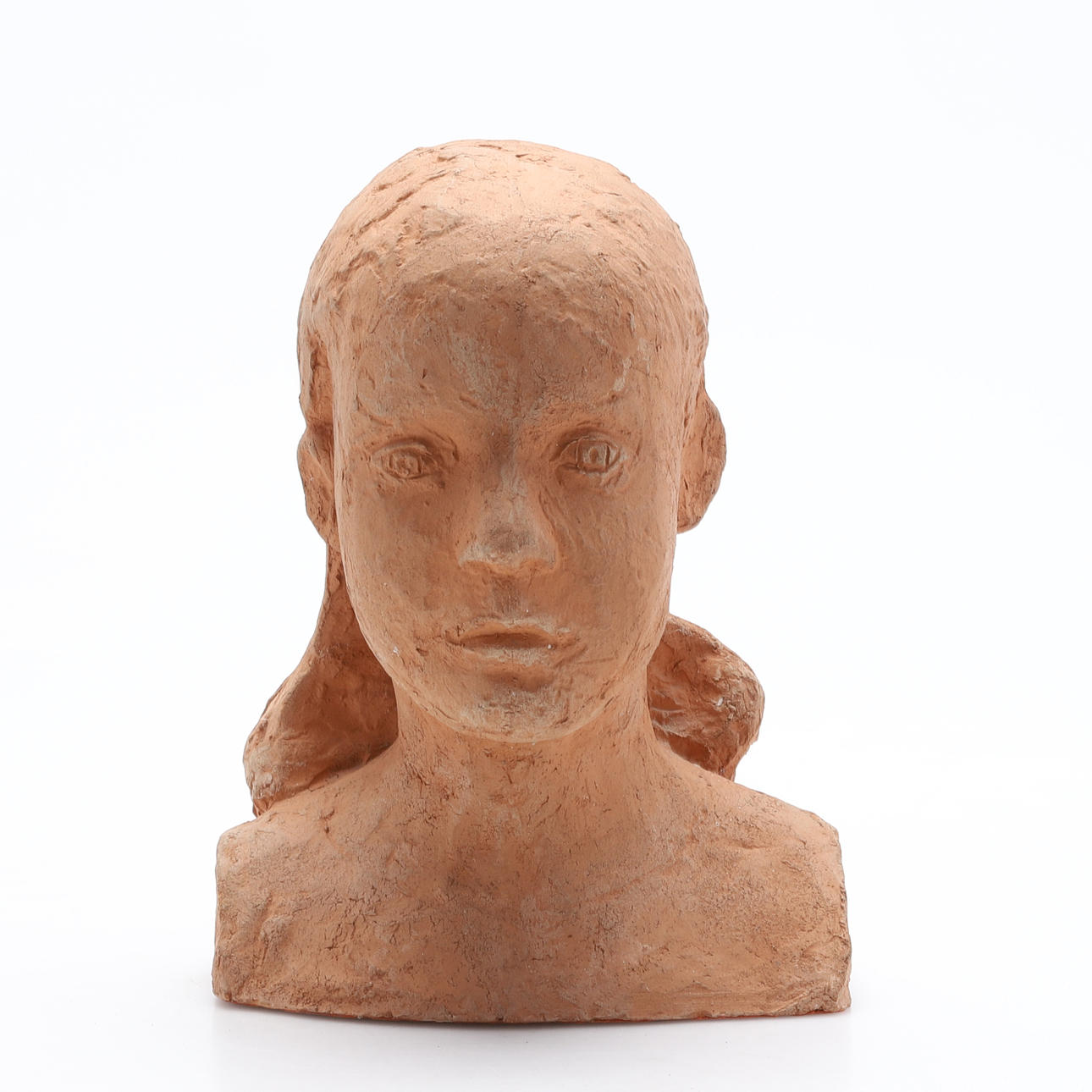 WIVE LARSSON. Sculpture, terracotta, signed.