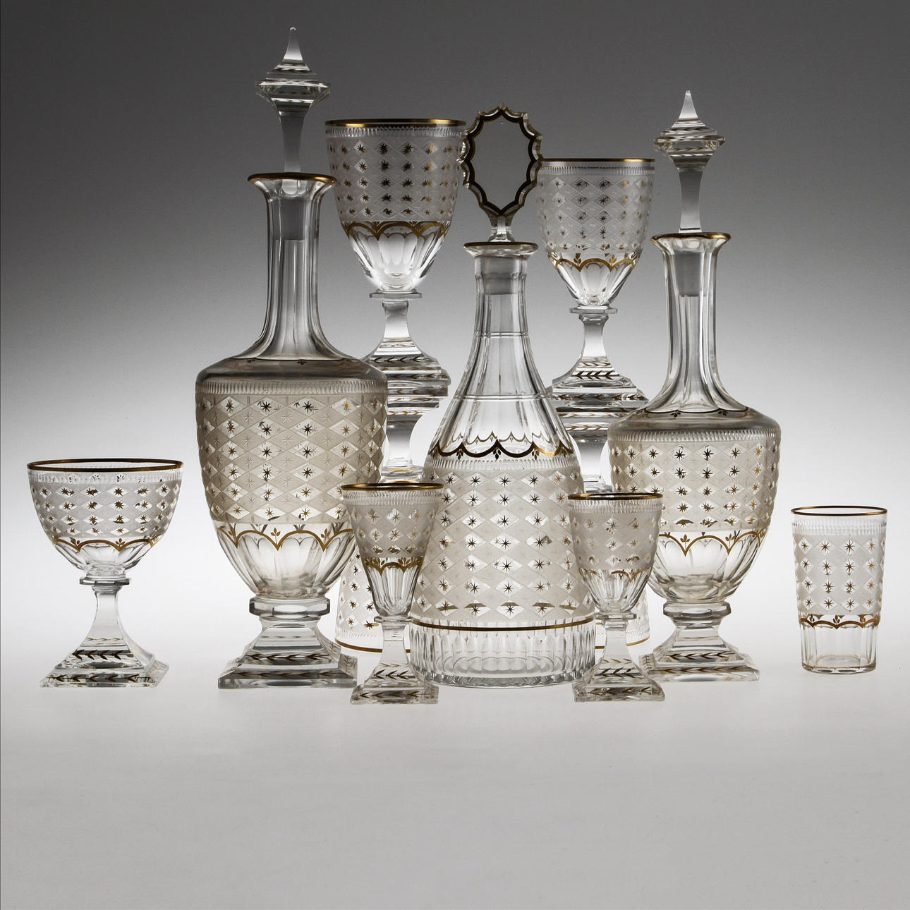 GLASSERVIS "ODELBERG", 49 delar, Kosta.