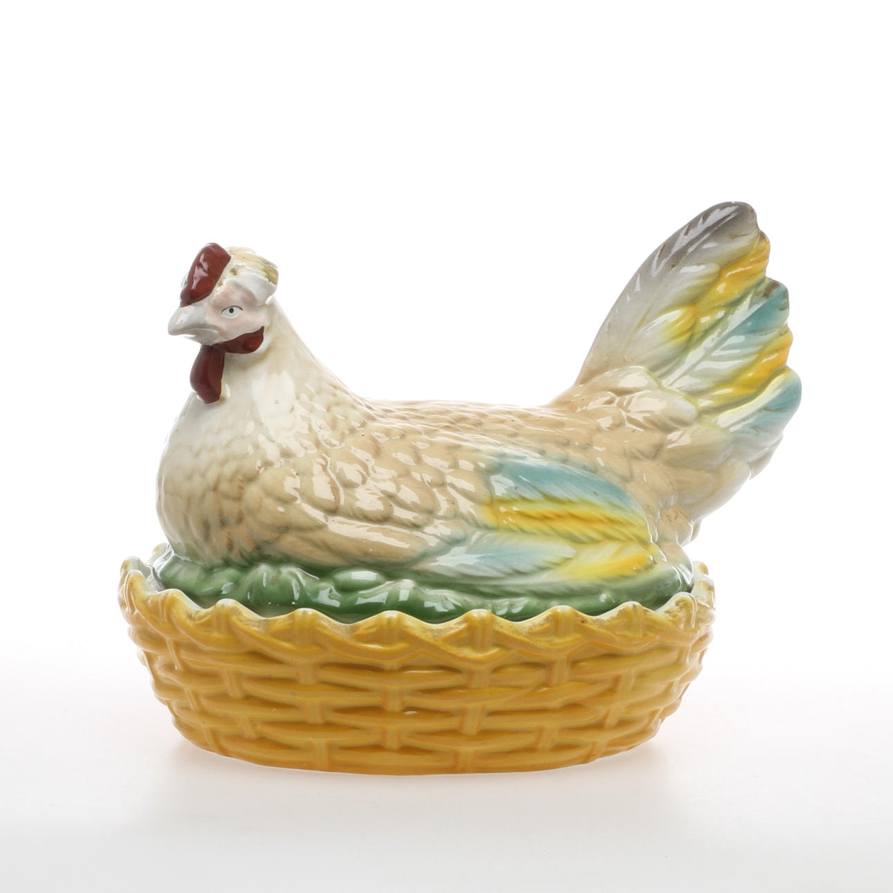 ÄGGHÖNA, flintgods, tidigt 1900-tal.