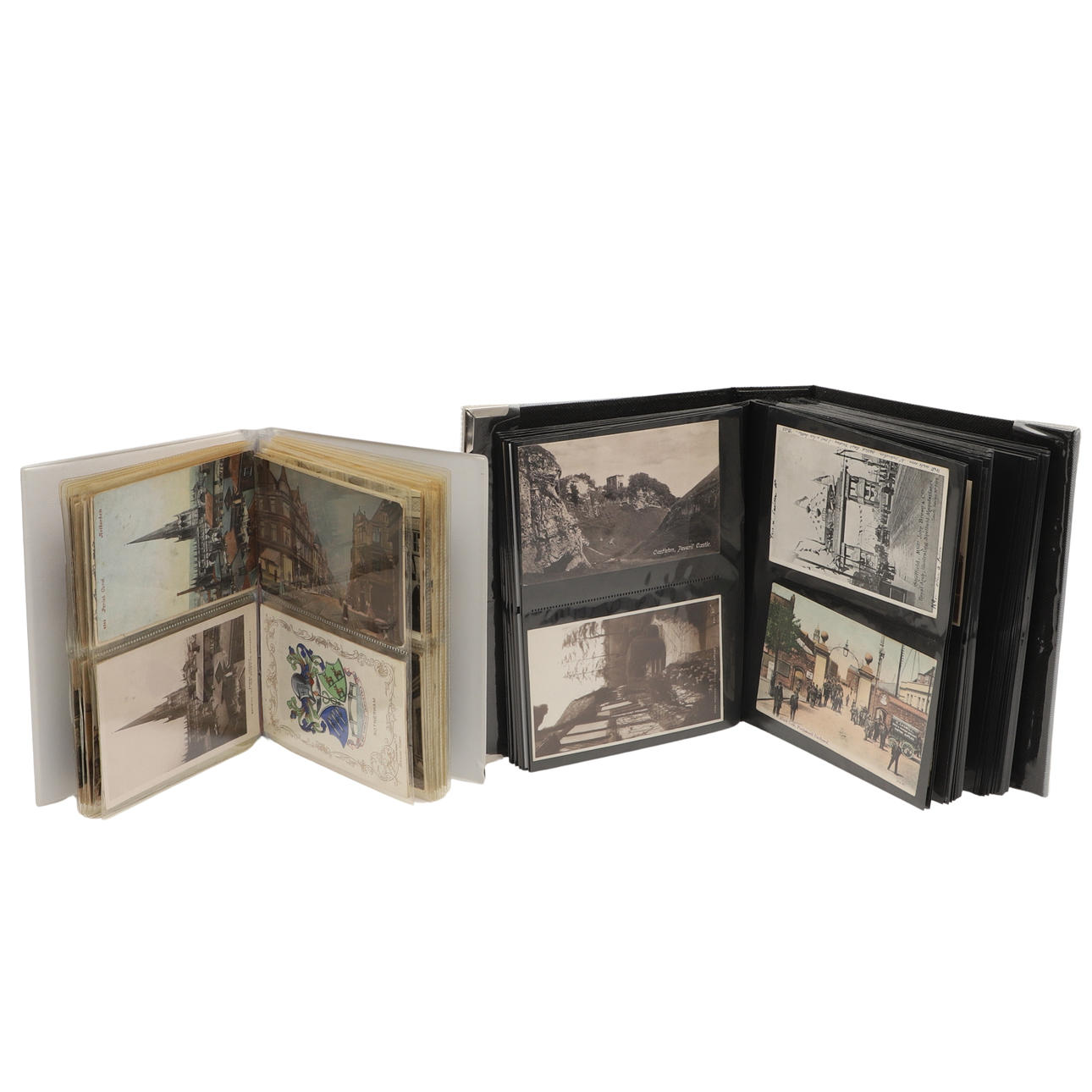 ÁLBUMES DE POSTALES BRITÁNICAS.