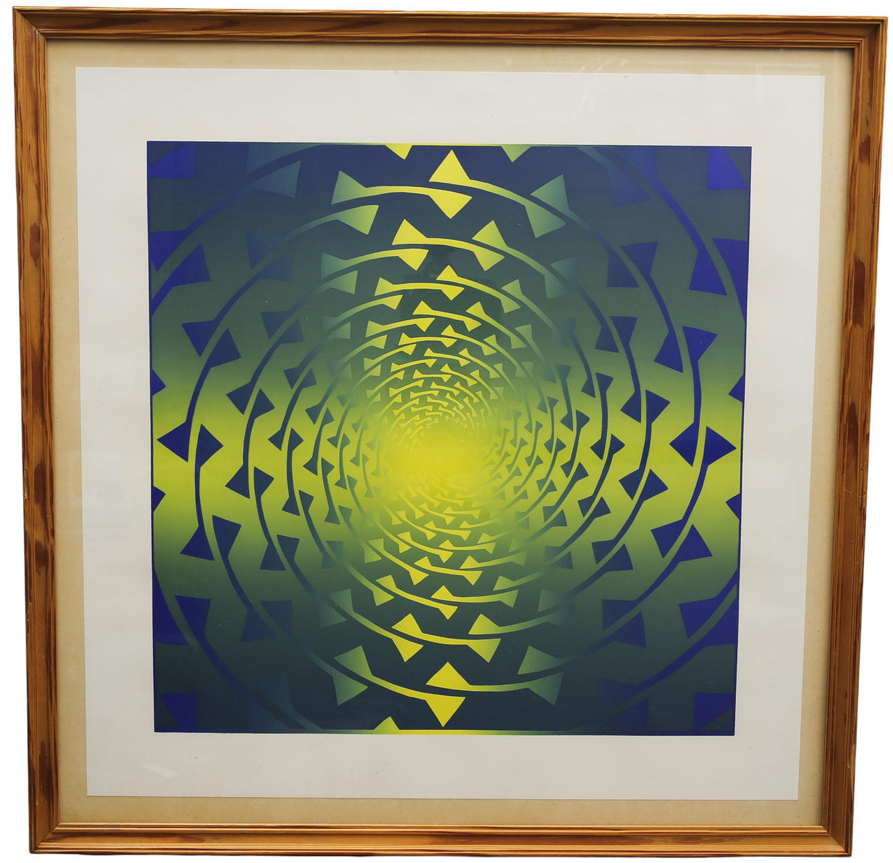 VOLKER BUSSMANN. Silkscreen, composition, numbered 6/100, signed, dated 1972.