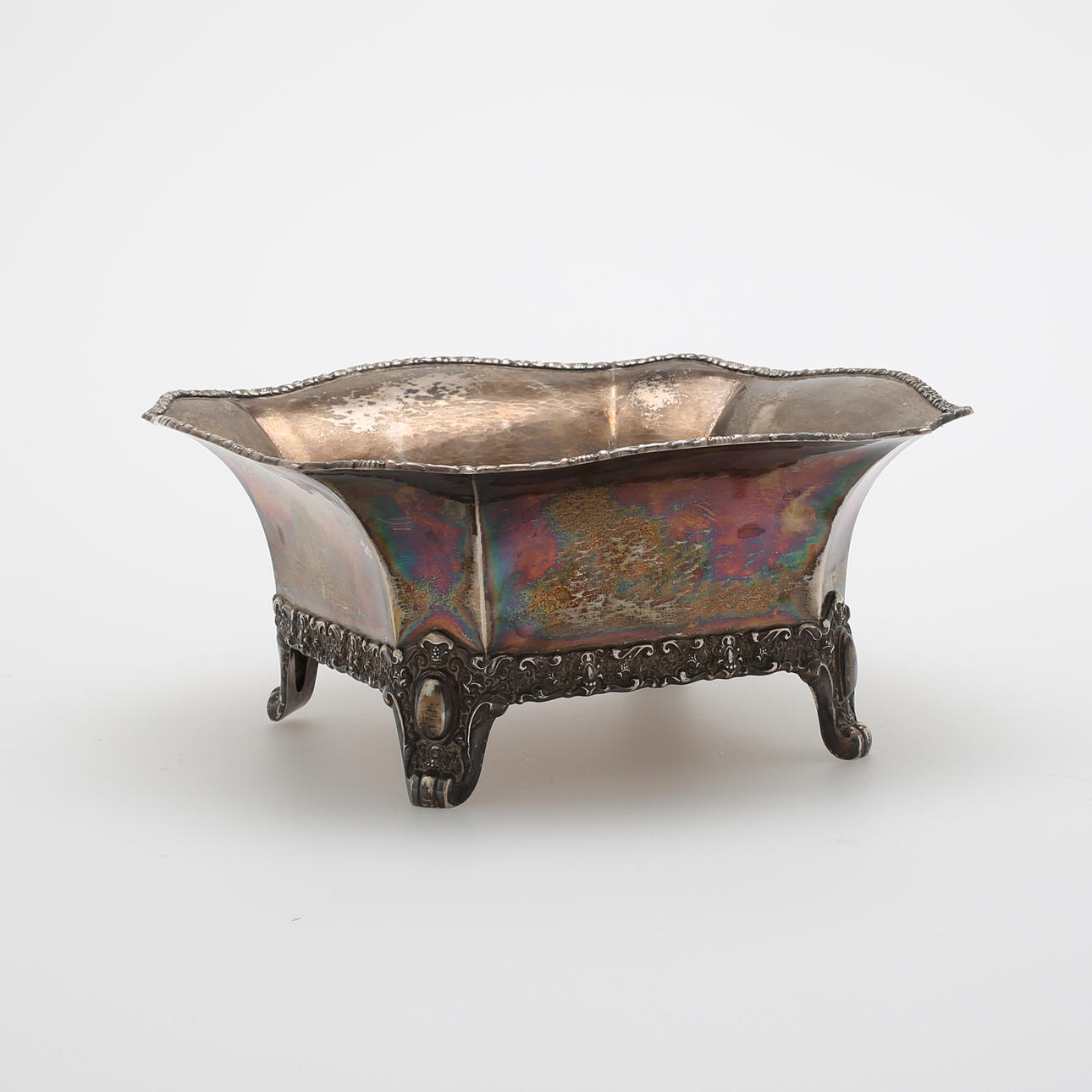 SKÅL, silver, Axel Larson, Helsingborg 1920, vikt 816 gram.