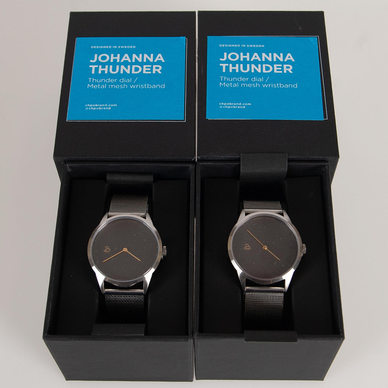 MÆNDS ARMBÅNDSURE. Johanna Thunder, 2 nye varer.