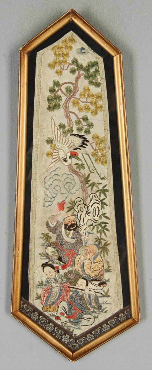 SIDENBRODERI, orientalisk.