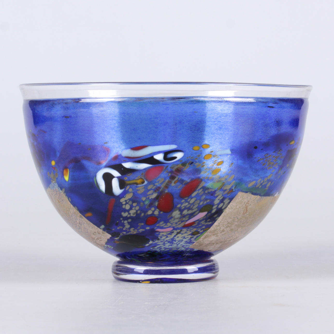 SKÅL, glas, "Satellite", Bertil Vallien Kosta Boda, signerad.