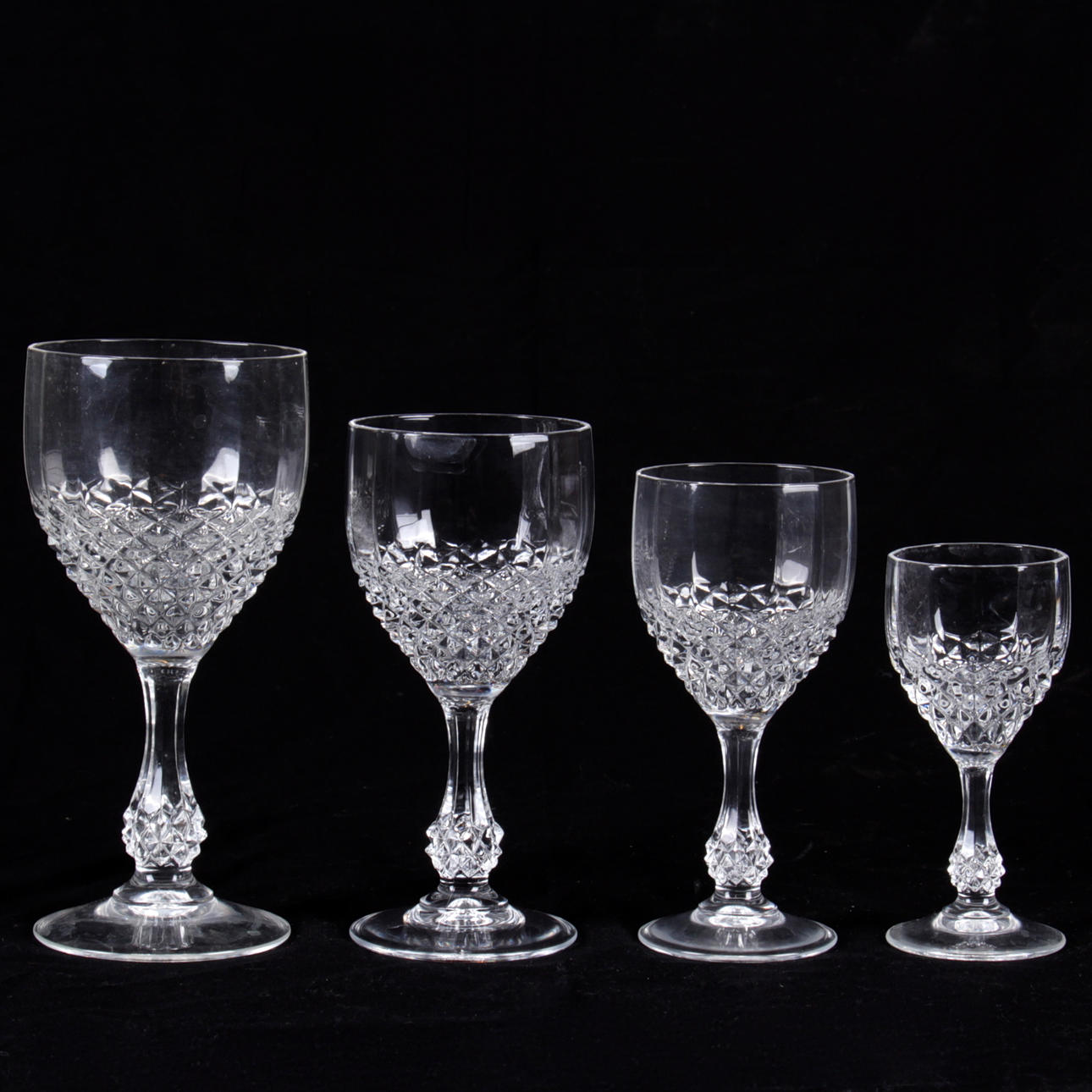 GLASSERVIS, 23 delar, 1900-tal.