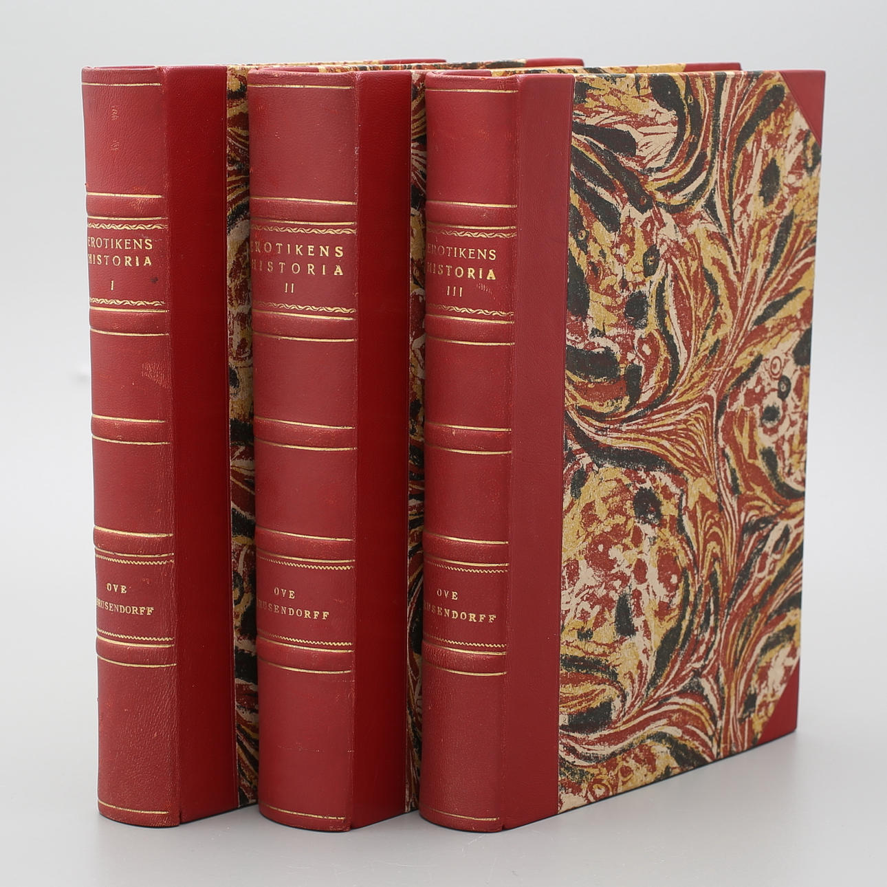 BÖCKER, 3 band, Erotikens historia, I - III, 1948.