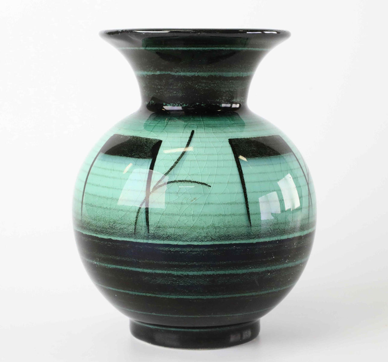 ILSE CLAESSON. a vase, Art Deco, Rörstrand, 1930s.
