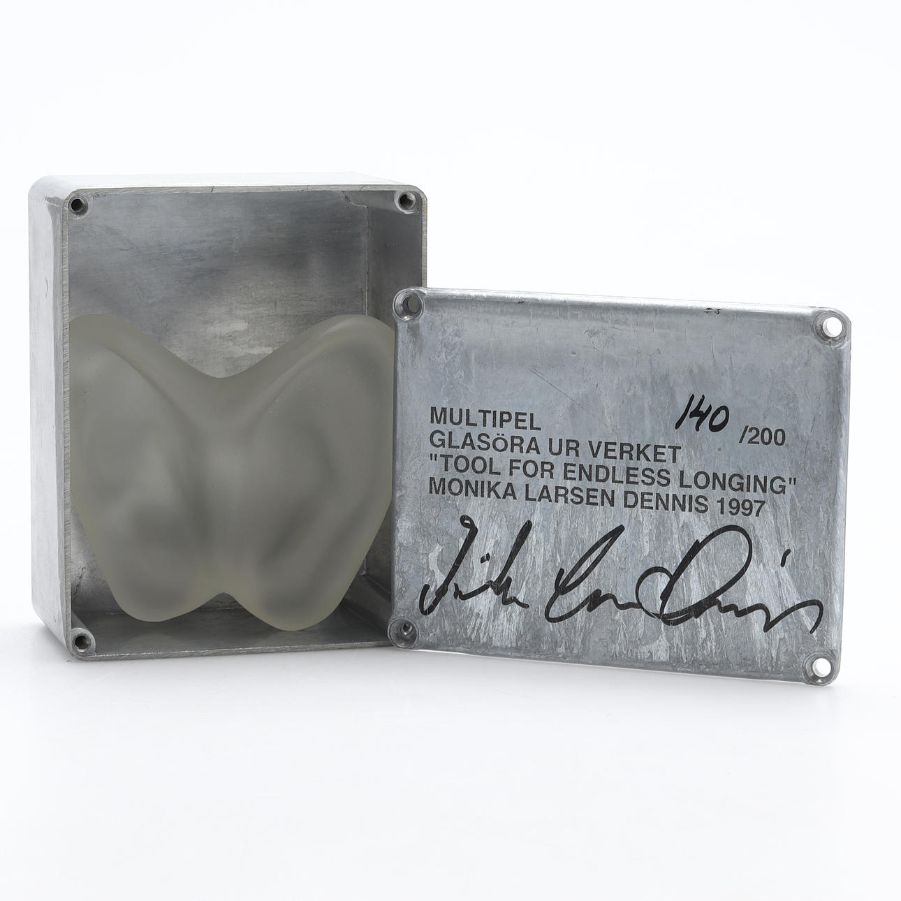 MONIKA LARSEN DENNIS. Multiple, signed and numbered 140/200.