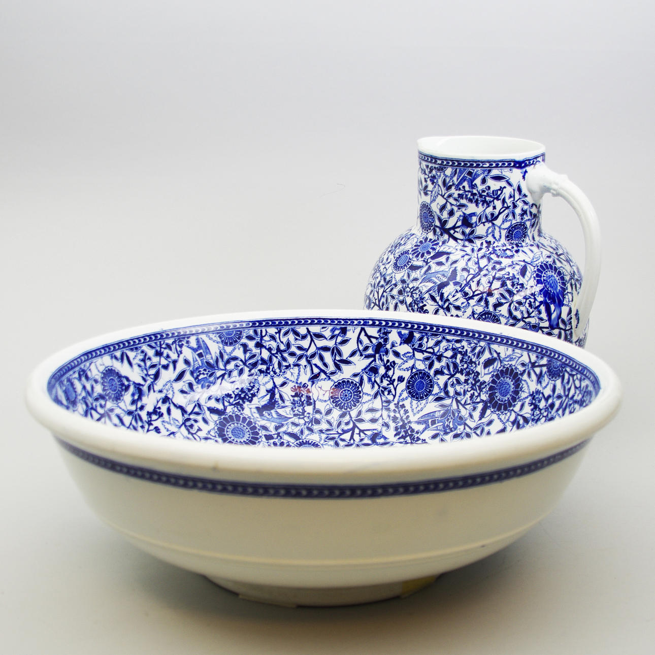 TVÄTTSET, 2 delar, porslin, Brown, Westhead, Moore & Co.