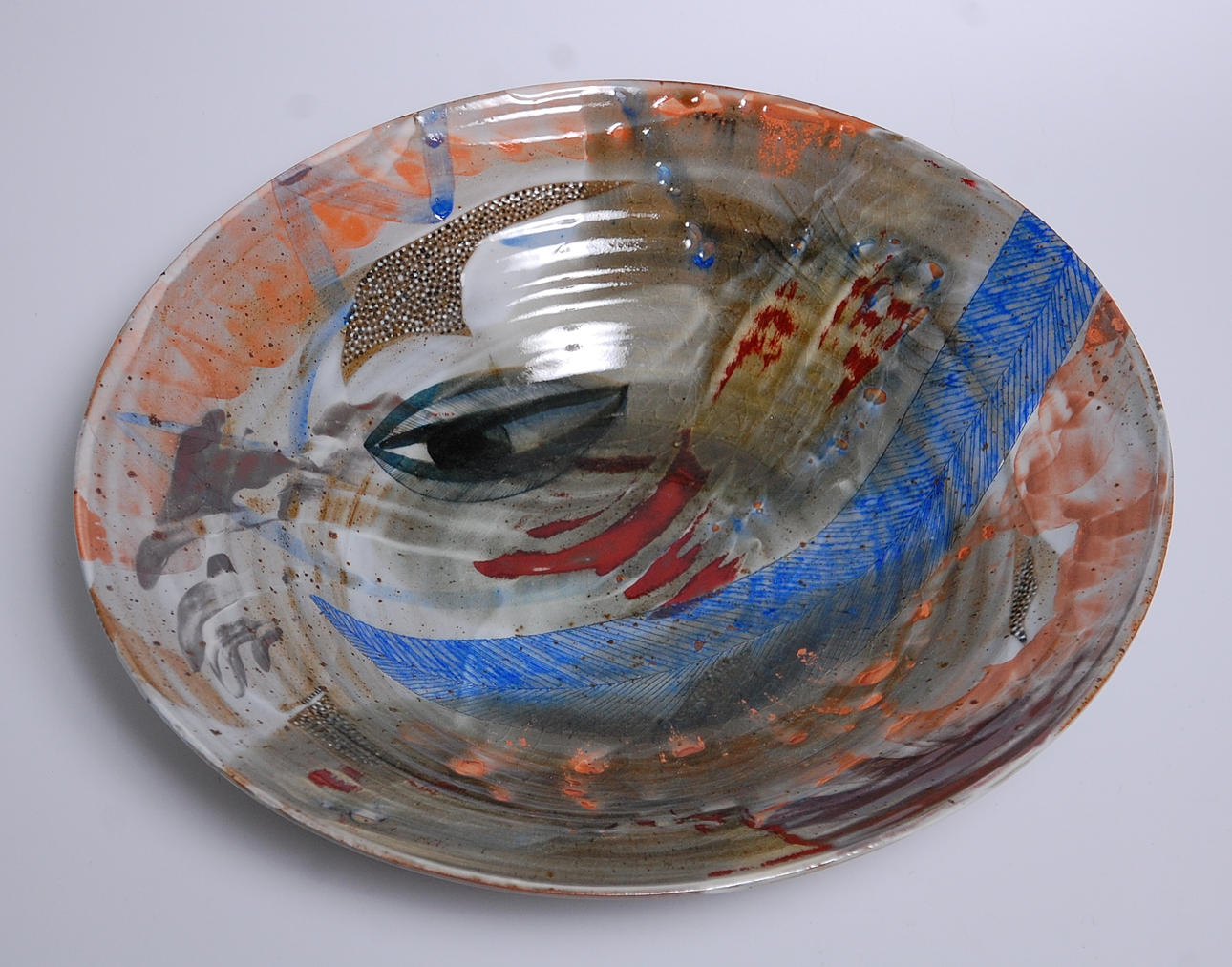 SKÅLFAT, keramik, signerad Eva Bengtsson.