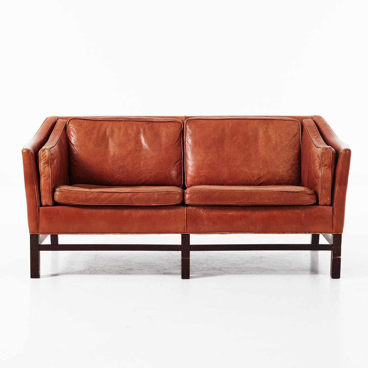 GEORG THAMS, tvåsitssoffa, Grant møbelfabrik, Danmark, 1960-tal.