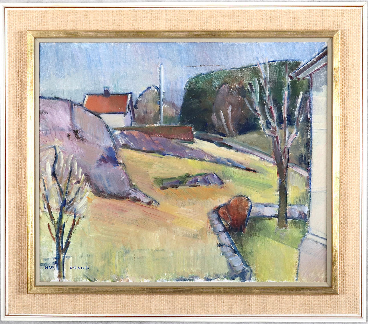 NAPOLEON FRANK. Óleo sobre lienzo.