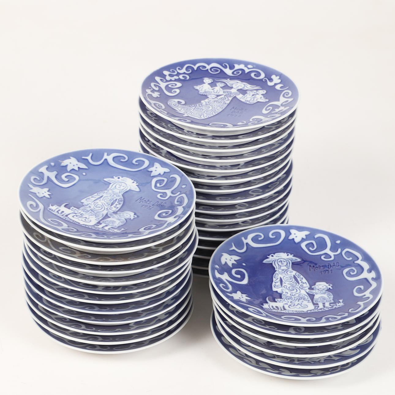 Samlerplader, 34 stk. „Mors Dag“, Royal Copenhagen.