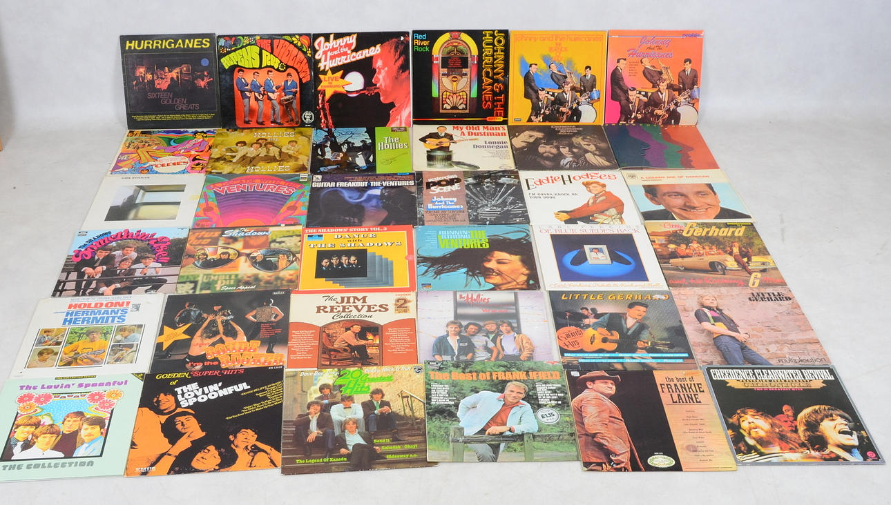 PARTI LP-SKIVOR OCH SINGLAR, 1960-70-tal.