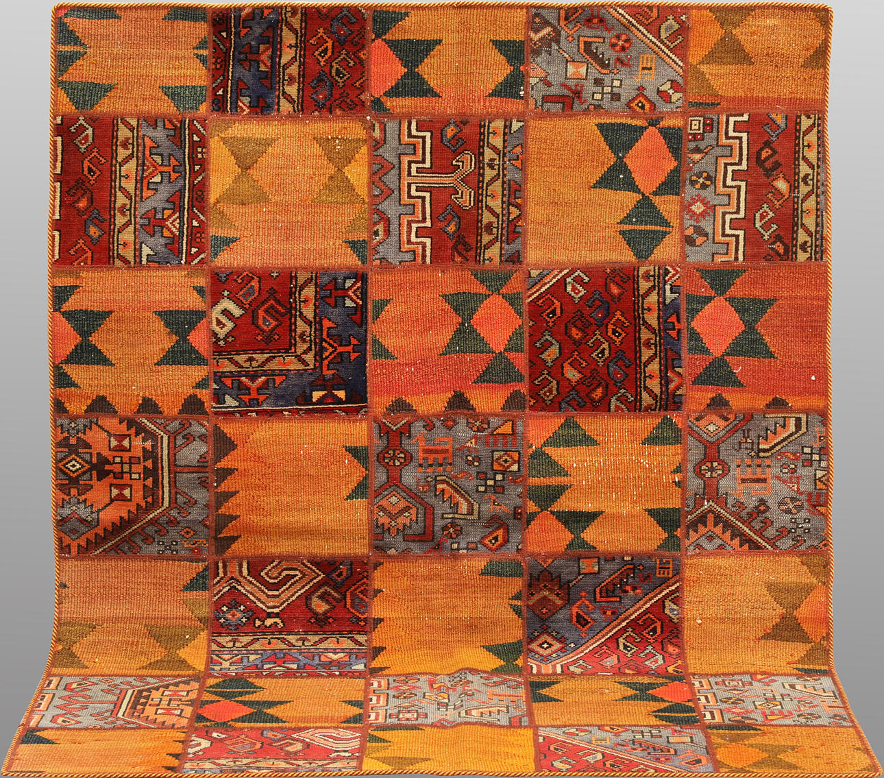 ORIENTTEPPICH, Patchwork, 197x148.