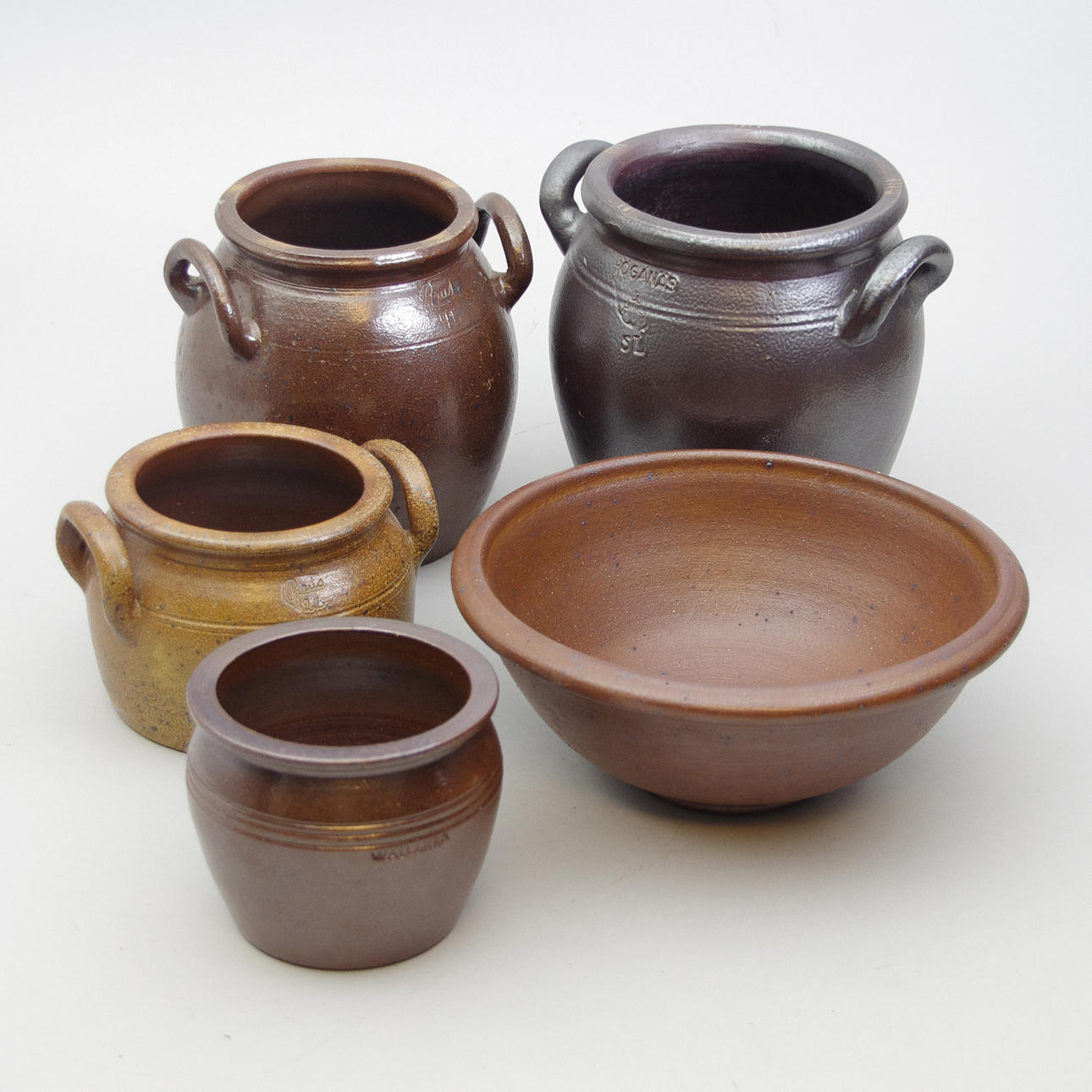 KRUS, 5 stycken, Höganäs, Wallåkra samt Raus.