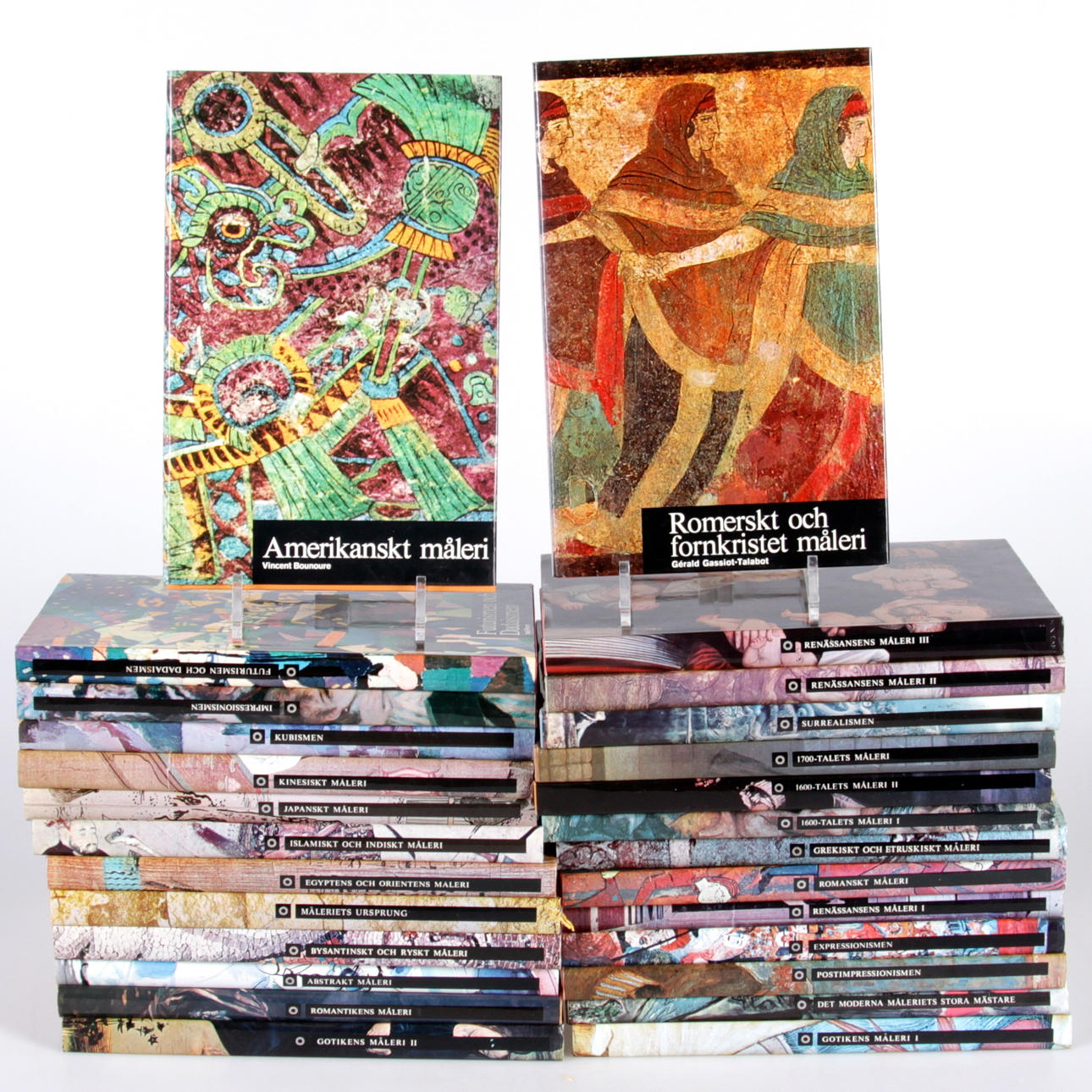 BÖCKER, 27 delar, "Konstens världshistoria", Shaeffner Claude, 1969.