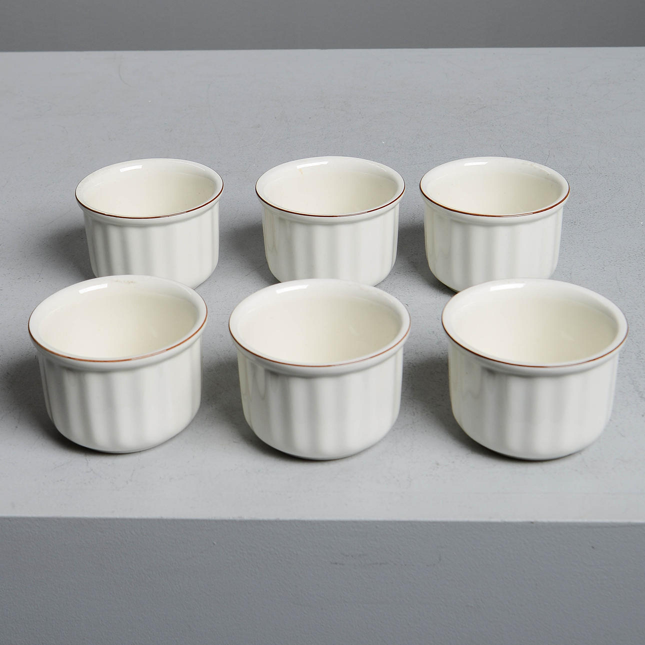 VILLEROY & BOCH, soufflé moulds, 6 pcs.