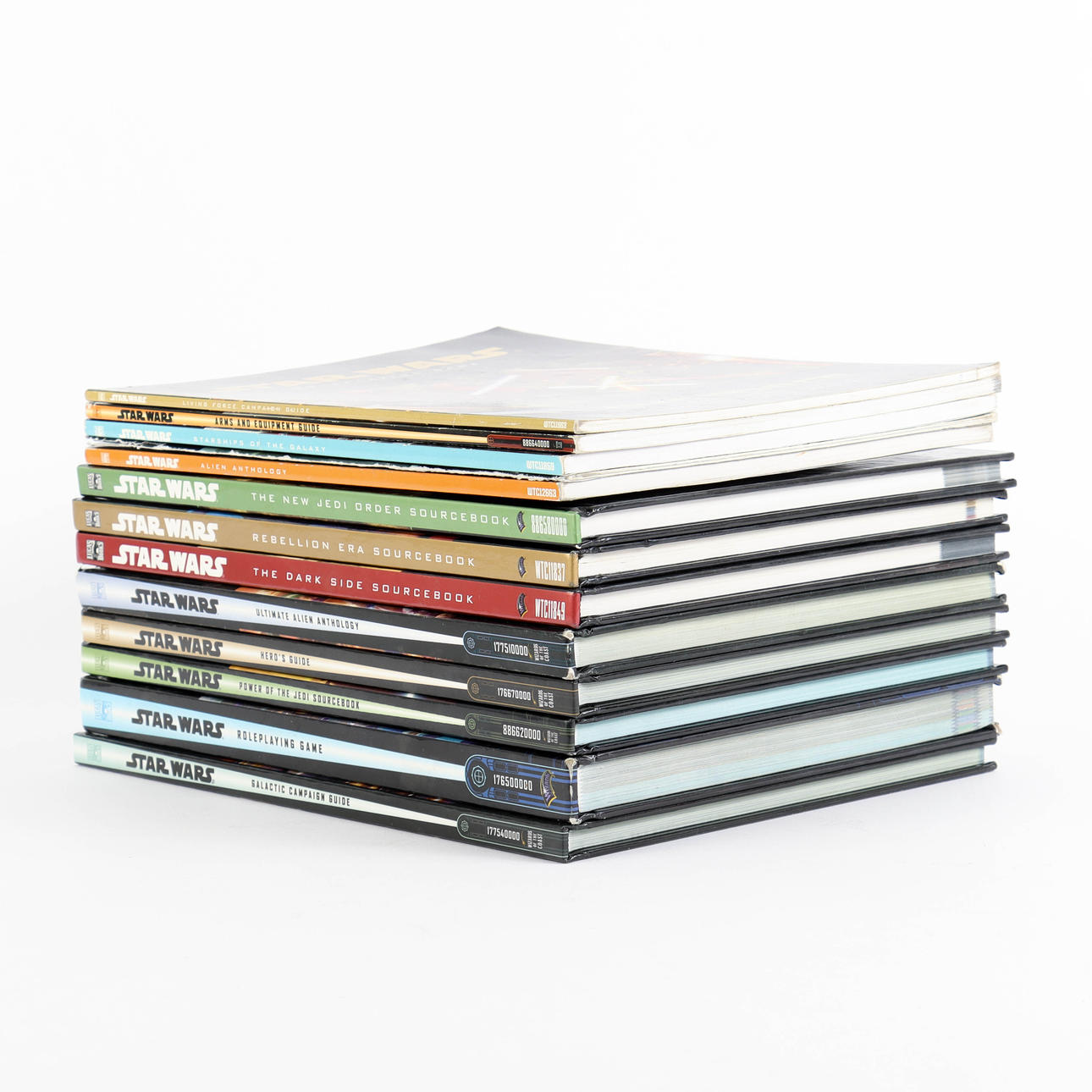 STAR WARS Rollspel, 12 böcker och spelledarskärm, 2000-tal.