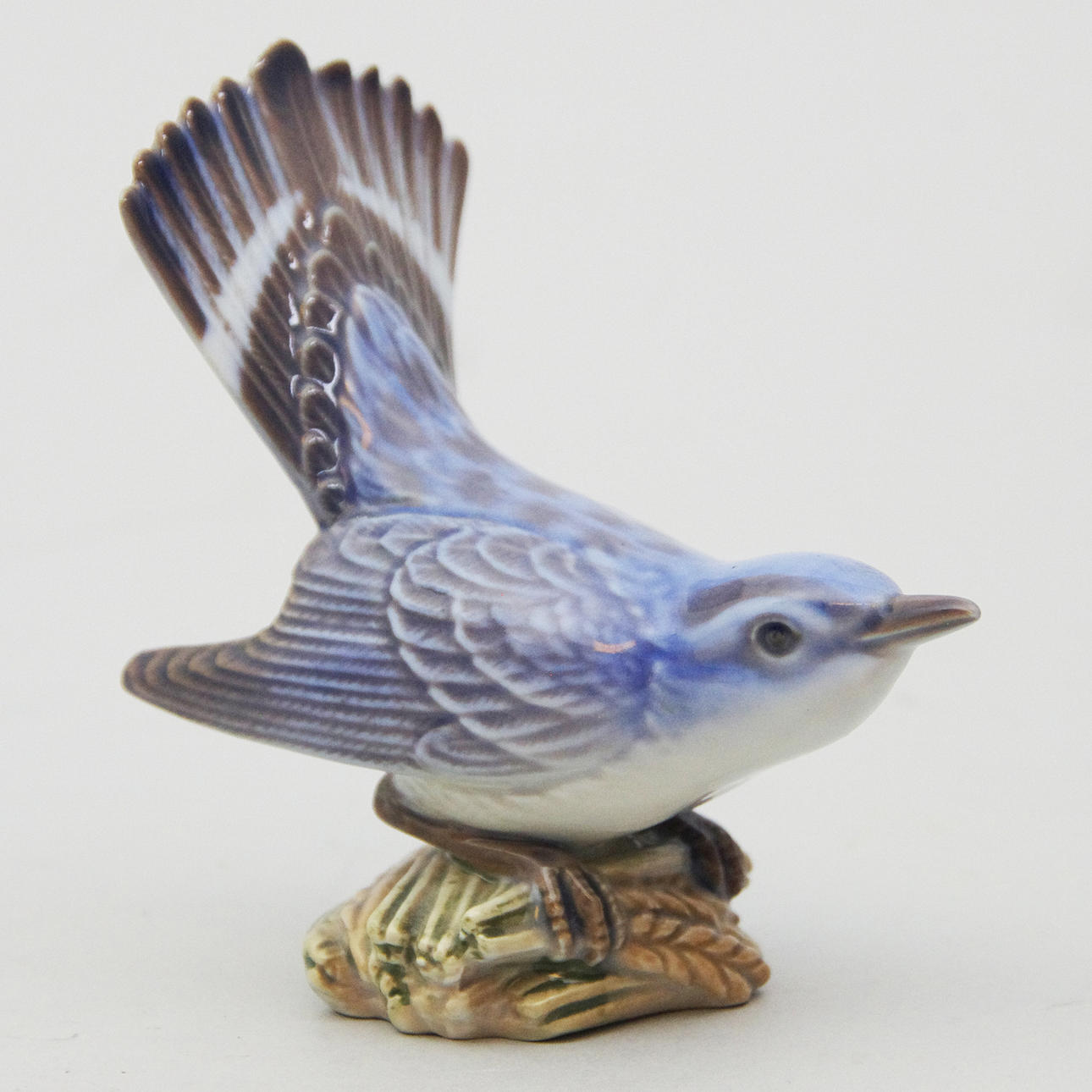 FIGURIN, porslin, fågel Dahl Jensen, Danmark.