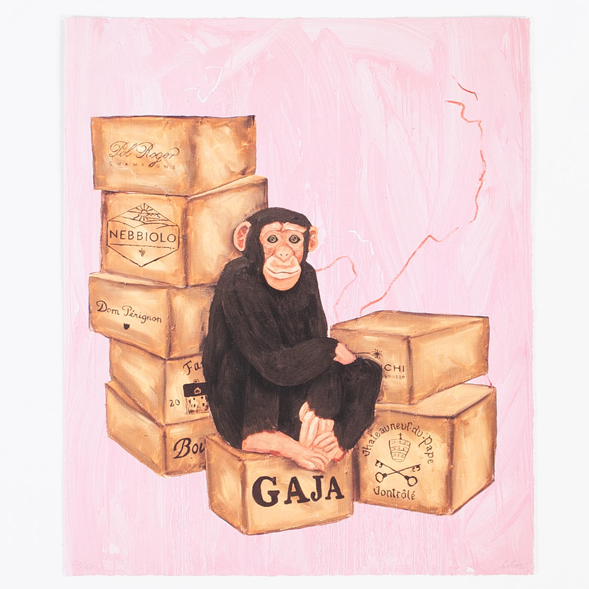 BOBO WALLMANSSON. Giclée, signed numbered 20/150.