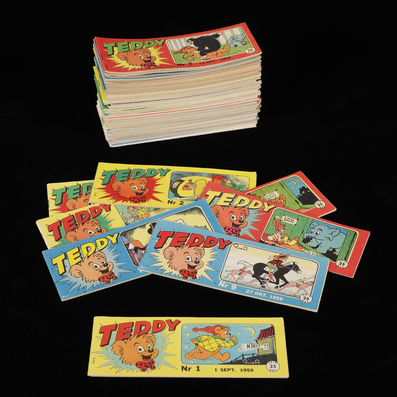 TEDDY, komplette Sammlung, Comicheft, 1959/60.