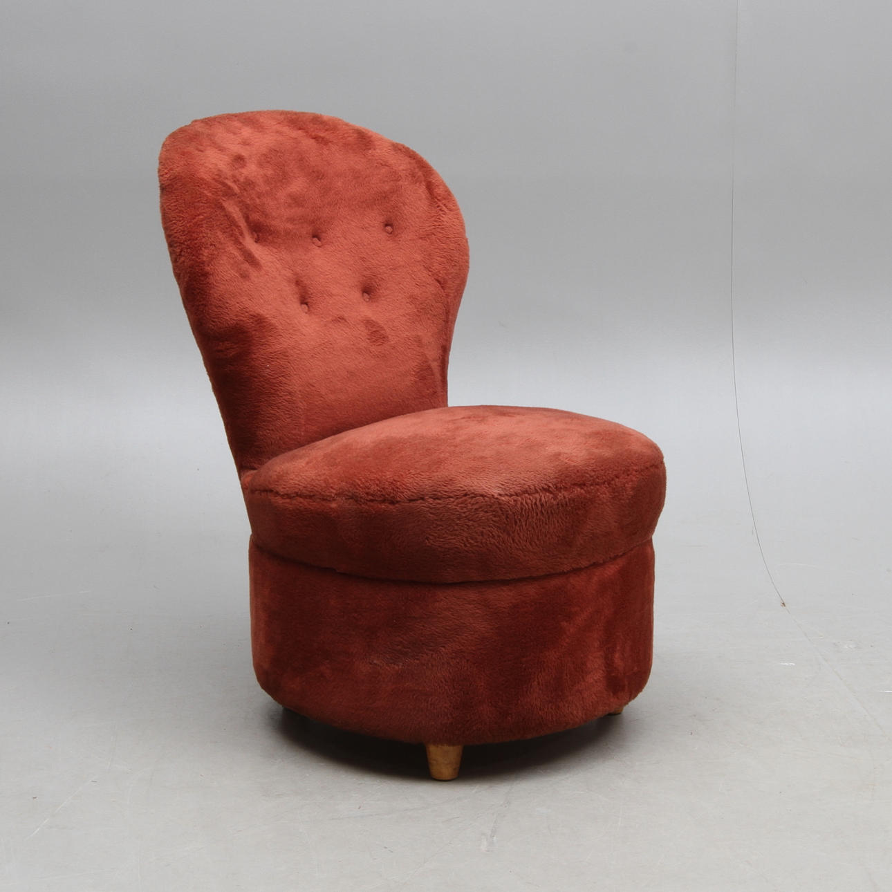 FÅTÖLJ, med förvaring, 1900-tal.