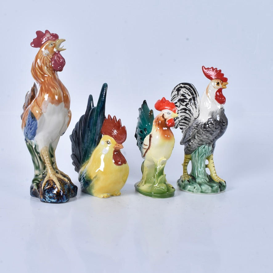 PÅSKTUPPAR, 4-stycken, porslin, 1900-tal.