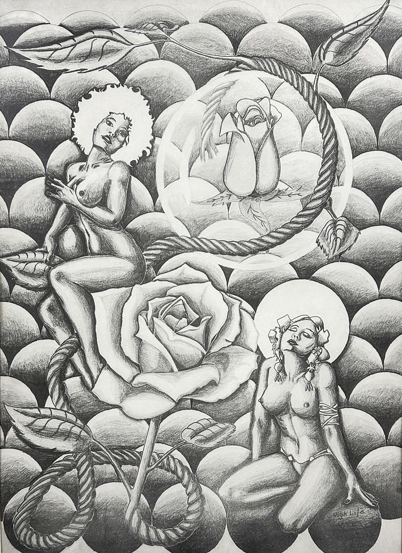 Unknown artist, LITHOGRAPHY, “Solid Form” signed, numbered.