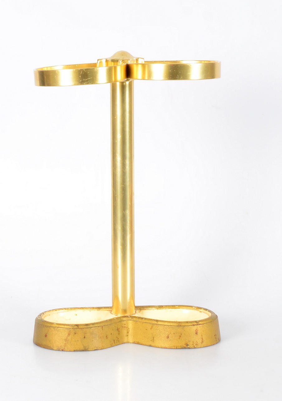 PARAPLYSTÄLL, gulmetall, 1900-talets andra hälft.