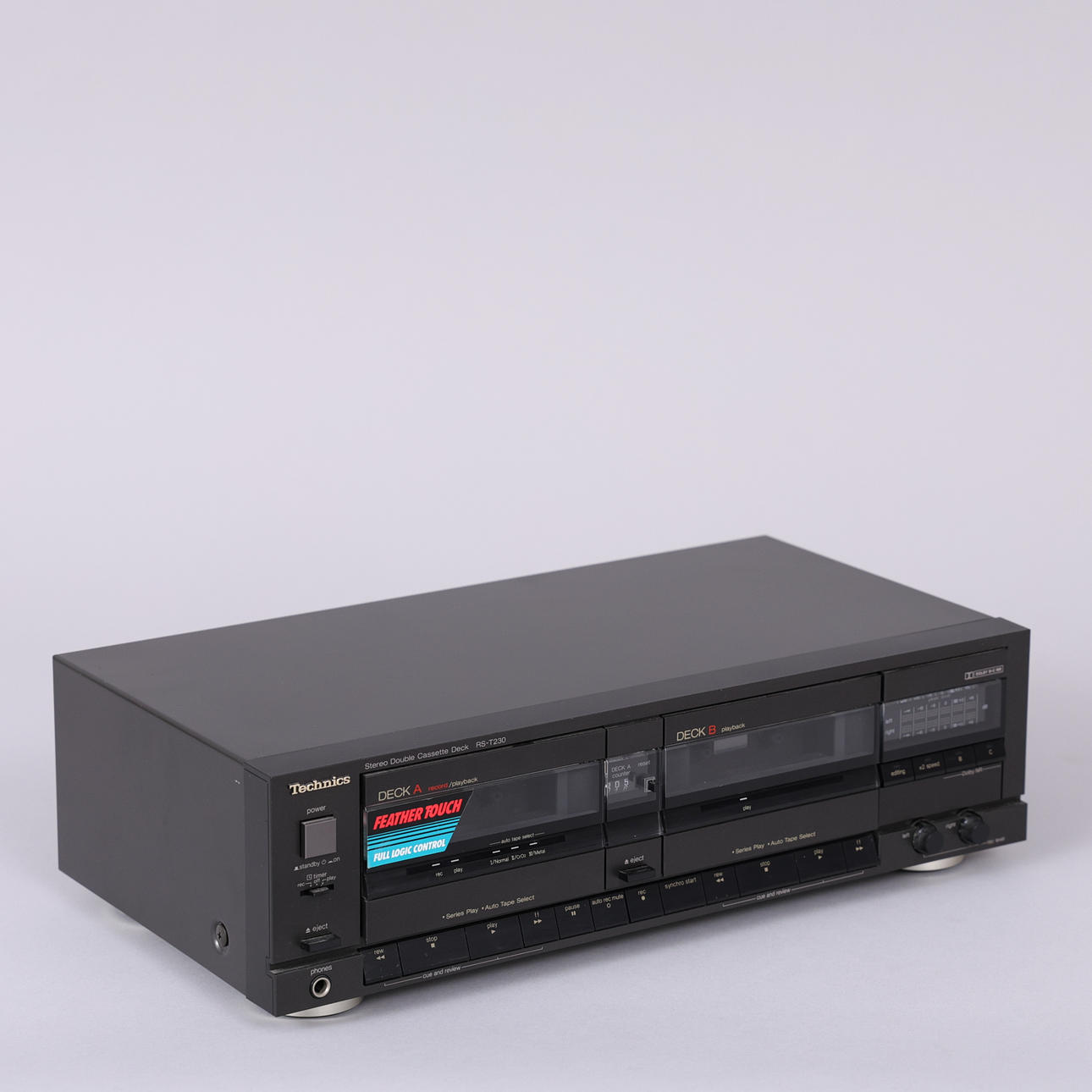 Ein Kassettendeck, Technics, Ende der 1980er Jahre.