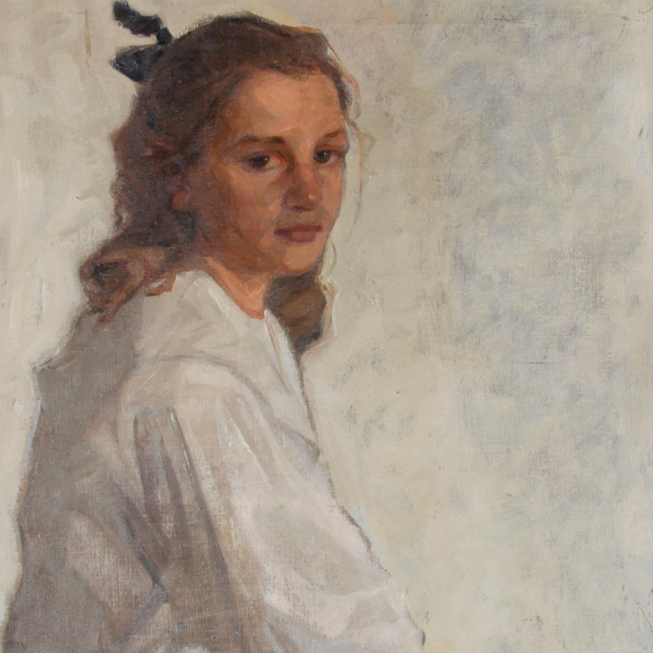 MÄRTA RUDBECK. Olja på duk, signerad M.R.