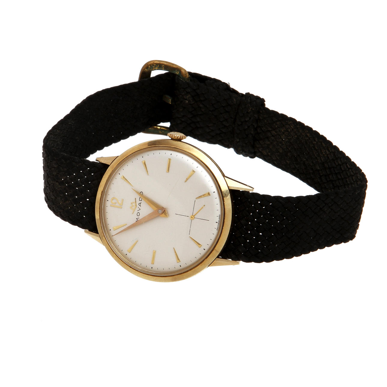 HERRARMBANDSUR, Movado, 14k guld i ur.