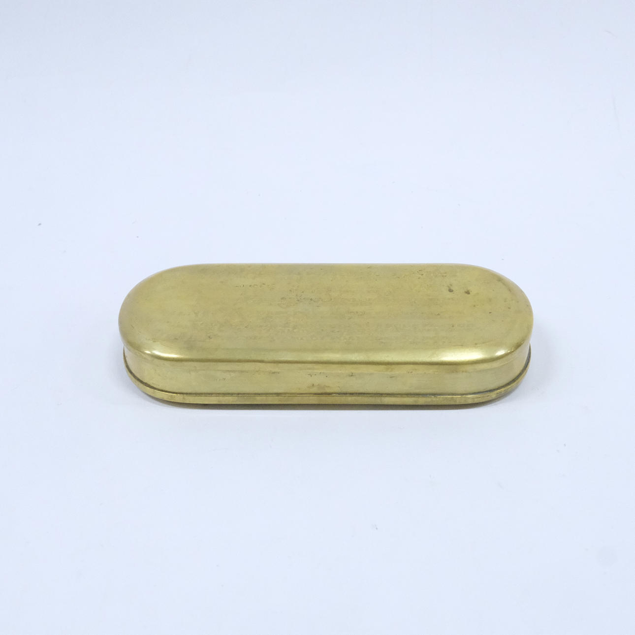 CARL NORMAN. KALENDERBOX MESSING. 18. JAHRHUNDERT.