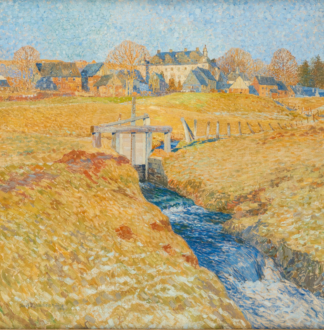 JOSEF KOHLSCHEIN (1884-1958). Wintersonne.