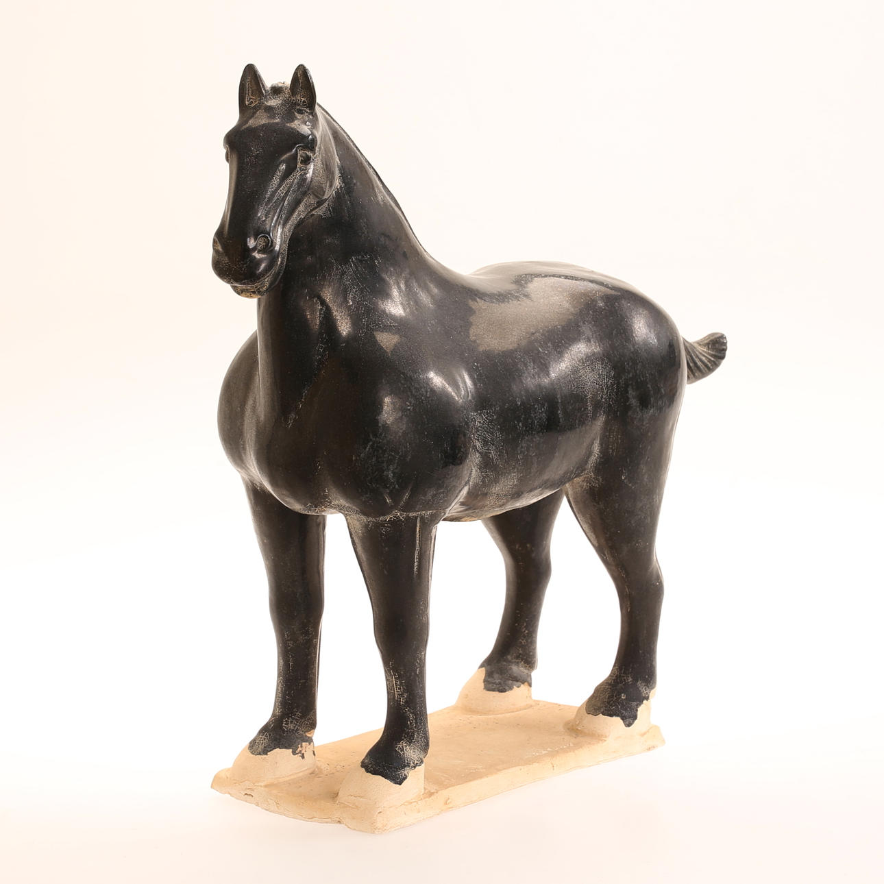 TANGHÄST, lergods, Kina, samtida.