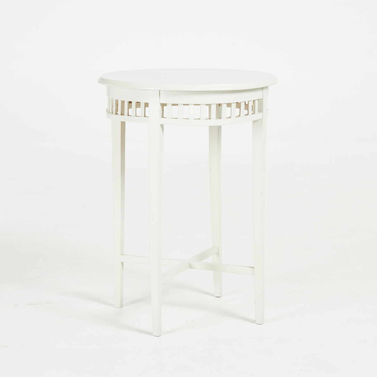 A carved Gustavian style table, 20th century.