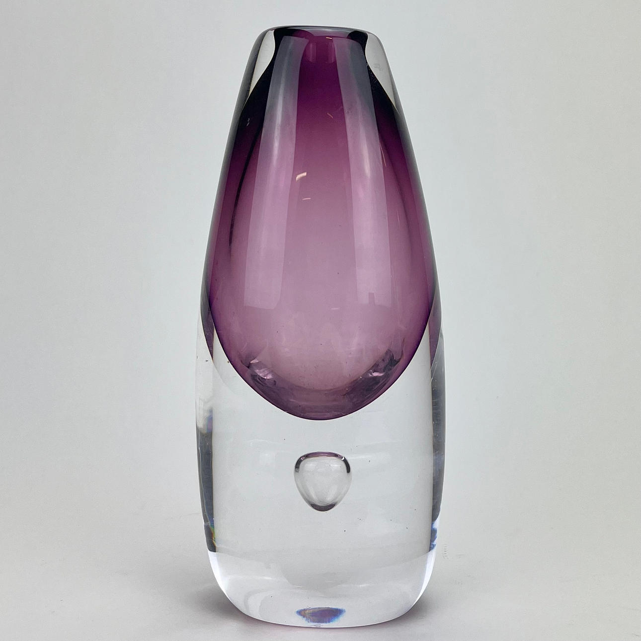 ERNST GORDON. Vase, glas, Åfors.