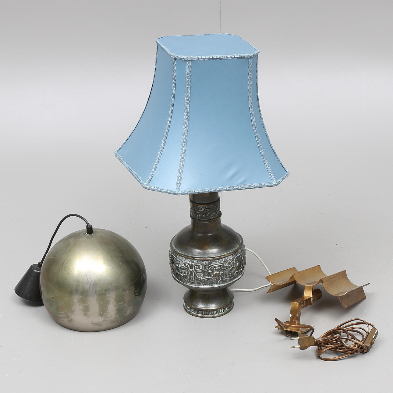 BORDSLAMPA, VÄGGLAMPA, TAKLAMPA, metall.