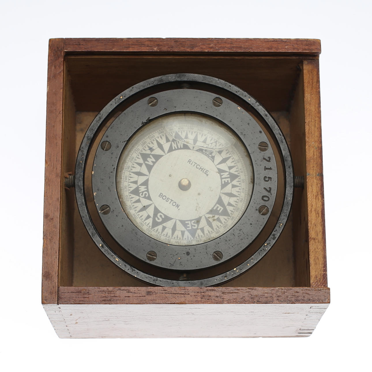 SKEPPSKOMPASS, Ritchie, Boston, 1900-talets första hälft.