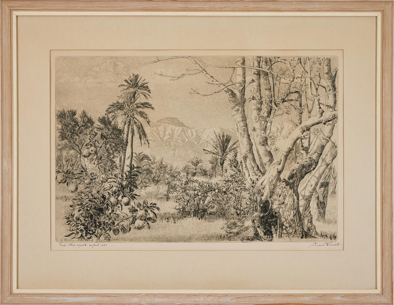 EDUARD WIIRALT. "Marrakechi maastik (Landscape Marrakech)".