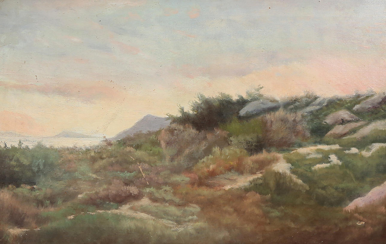 PROBABLY SPANISH SCHOOL, 19TH CENTURY. Landschaft.