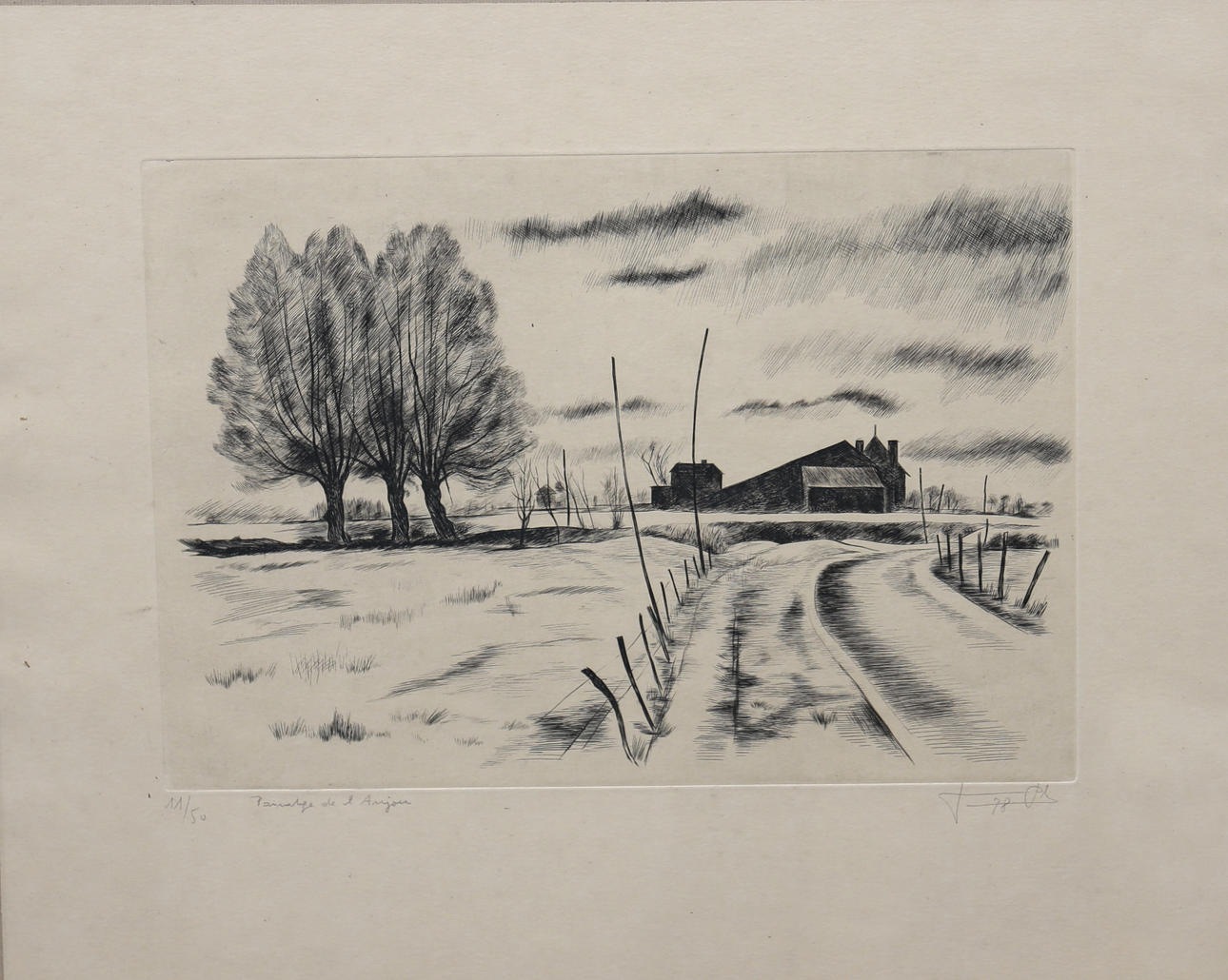 JAUME PLA. “Paisatge de l’Anjou”.